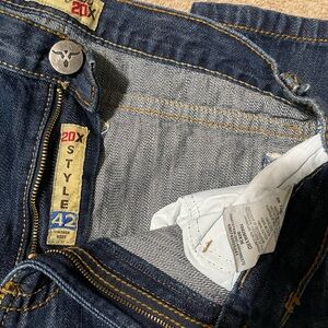 Men's Twenty X Dark Blue Bootcut Jeans